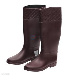 Wholesale Waterproof Rubber Overshoes/Brown Boots