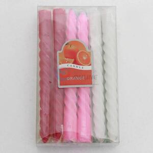 3-color real wax 12pc candles