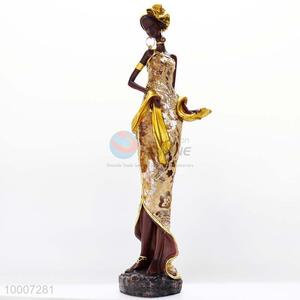 Nice Afrian Colorful Girl Resin Ornament