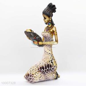 African Mother&Baby Resin Decorative Ornament
