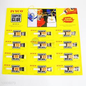 1.5g Super Glue/Cyanoacrylate Adhesive With Yellow Package