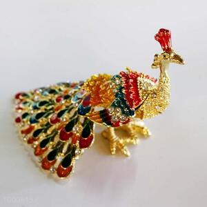 Wholesale Magnificent Exquisite Peacock Plated Jewel Case/Box