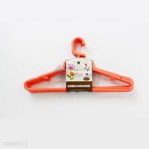 Wholesale Household 41.5CM Red Plastic Clothes Hanger
