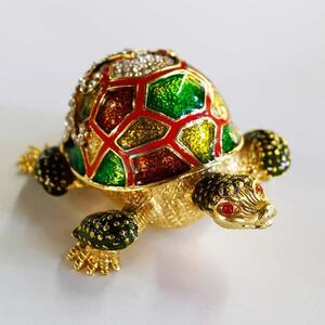 Wholesale Colored Tortoise Magnificent Exquisite Plated Jewel Case/Box