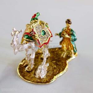 Wholesale Camel And People Magnificent Exquisite Plated Jewel Case/Box