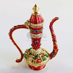 Wholesale New Style Red Pot Magnificent Exquisite Plated Jewel Case/Box