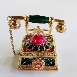 Wholesale Gorgeous Telephone Magnificent Exquisite Plated Jewel Case/Box