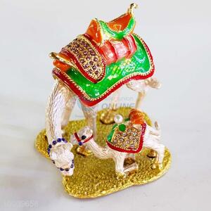 Wholesale Two Camels Magnificent Exquisite Plated Jewel Case/Box