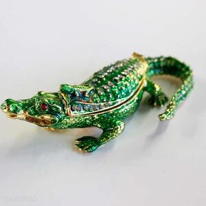 Wholesale Crocodile Magnificent Exquisite Plated Jewel Case/Box