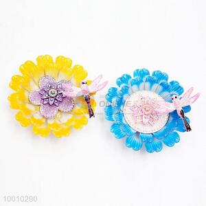 Wholesale Blue/Orange Flower Plastic Craft For Decoration