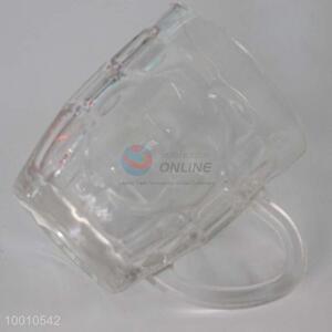 Tea Beer Coffee Engraved Glass Cup with Handle
