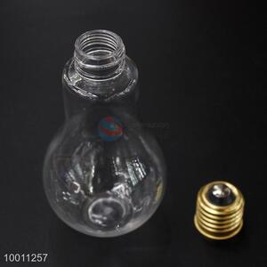 Bulb shaped cosmetic bottle with copper cap
