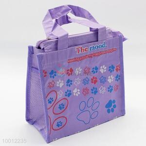 Wholesale Oxford Fabric Purple Large Capacity Lunch Box Bag