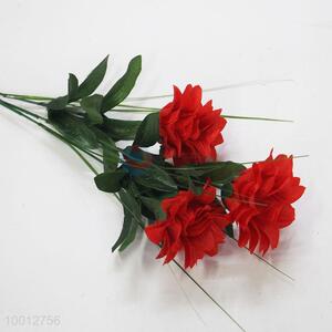 Wholesale High Quality Red Artificial Flower For Decoration
