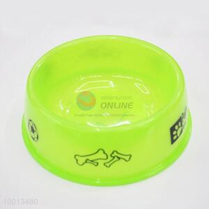 Wholesale High Quality Green Plastic Pet Bowl