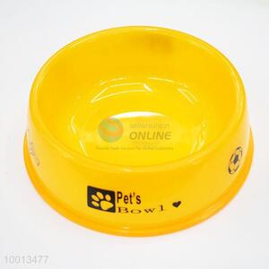 Wholesale High Quality Yellow Pet Bowl