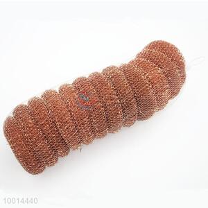 12 Pieces Popular Mesh Cleaning Ball Copper