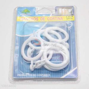 Wholesale Cheap White Plastic Silencer Curtain Rings Sets