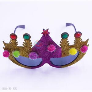 Glitter <em>Christmas</em> <em>Trees</em> with Ball Top Shaped Eyewear for Party Holiday Decoration