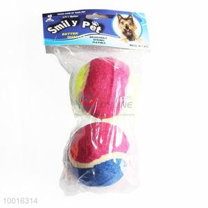Wholesale 2Pieces Pet Toys Tennis Balls