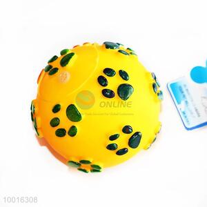 Wholesale Footprint Pattern Massage Ball Pet Toys For Dog