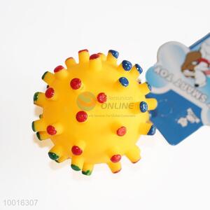 Wholesale Yellow Massage Ball Pet Toys For Dog
