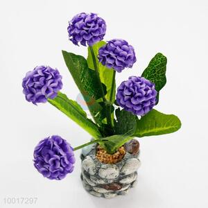 Elegant  simulation purple hydrangea plants bonsai wholesale