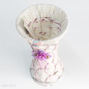 Fashion and Durable Woven Flower Vase For Home Decoration