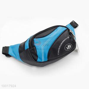 Blue-black men sports waist bag