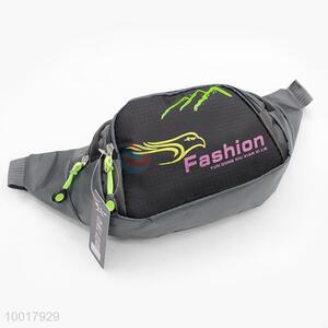 Fashion black dacron waist bag