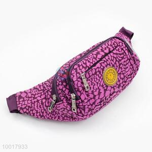 Purple running jogging waist bag