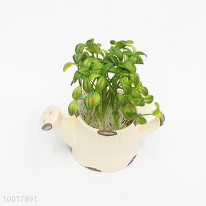 New Arrivals Artificial/Simulation Potted Plant with Ceramics Teapot Shaped Pot