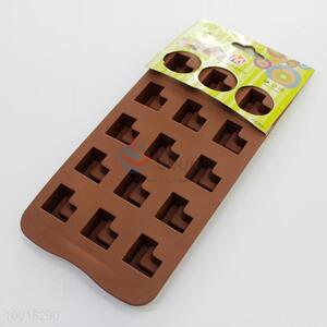 15-grid trapezoid shape ice cube tray/chocolate mould