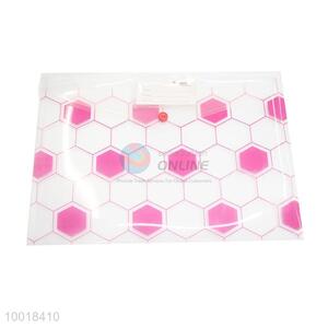 High Quality Transparent Pink Cellular <em>File</em> Holder <em>Bag</em>