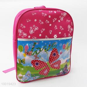 Hot sale pink backpack bag for girl