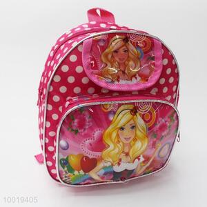 Pink dot cartoon design backpack