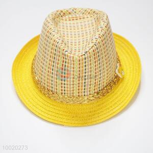 Yellow Lovely Children Straw Hat