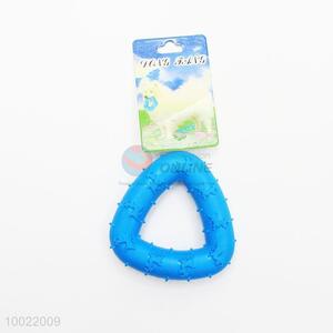 Blue Plastic Triangle Pet Toy for Dogs