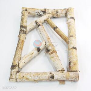 30*20*3.5cm Natural Material Christmas Birch Decoration