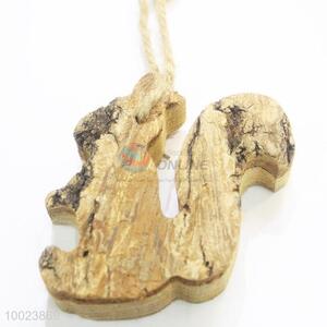Xylosma Squirrel with Rope Natural Material Home Decoration
