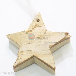 Birch Pentagram with Rope Natural Material Home Decoration
