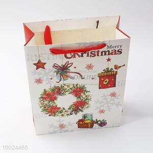 17*21*8.5cm paper Christmas gift bag with handle