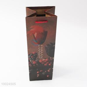 11*36*10cm brown paper wine bag