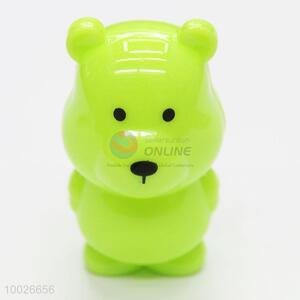 Wholesale green bear shaped animal funny <em>pencil</em> <em>sharpener</em> gifts