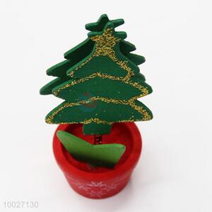 Hot sale green <em>christmas</em> <em>trees</em> shaped wood craft card holders