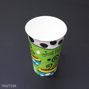 Cartoon Pattern Disposable Paper Cup For Drinks