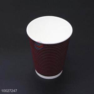 Brown 12 OZ Disposable Paper Cup For Drinks