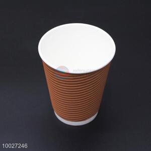Striped 12 OZ Disposable Paper Cup For Drinks
