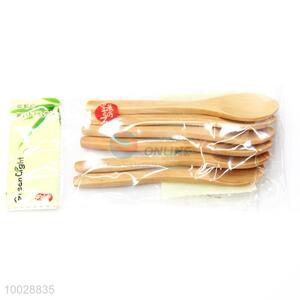 High Quality 6 Pieces Bamboo Soup Ladle/Spoon
