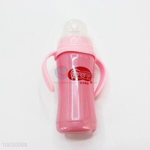 180ML Double Handle Stainless Steel Baby Feeding-bottle